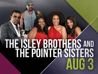 Relax and play at Tulalip Resort Casino south of Richmond, BC near Seattle on I-5 with live music like The Isley Brothers and The Pointer Sisters live in the Amphitheatre on Friday, August 3rd, 2018! 
