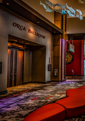 At the fabulous Tulalip Resort Casino south of Vancouver, BC near Seattle on I-5 we host great entertainment in the Orca Ballroom - get your tickets!