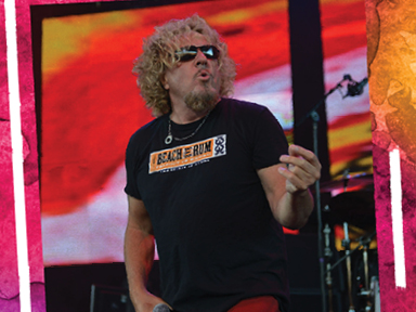 Sammy Hagar performed on August 24th, 2016 at Tulalip Amphitheatre near Seattle on I-5!