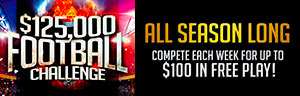 Tulalip Resort Casino - ONE HUNDRED PLAYERS will win up to $100 Free Play each week!