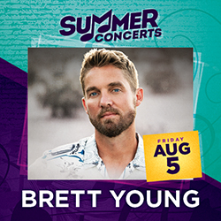 Tulalip Resort Casino Summer Concert Brett Young on Friday, August 5, 2022. 