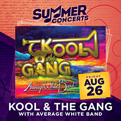Tulalip Resort Casino Summer Concert Kool & the Gang and Average White Band on Friday, August 26, 2022.