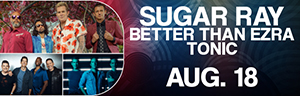 Tulalip Resort Casino Summer Concert Sugar Ray with Better Than Ezra and Tonic on August 18, 2024 at Tulalip Amphitheatre. 
