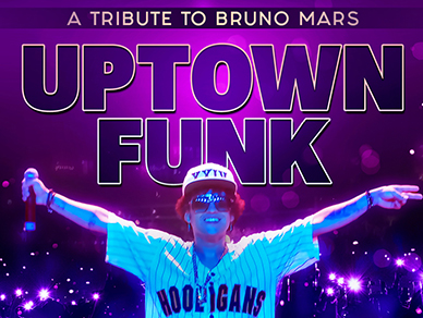 Tulalip Resort Casino Canoes Cabaret Event Uptown Funk - Tribute to Bruno Mars - February 18, 2024. 