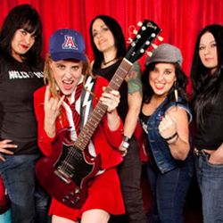 The one and only all-female AC/DC tribute act, Hell's Belles.