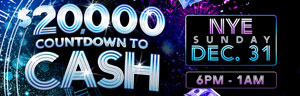 Ring in the New Year with us and win your share of $20,000 in prizes at Tulalip Resort Casino!