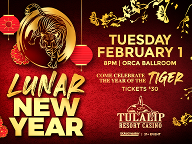 Tulalip Resort Casino Orca Ballroom Winter Event Lunar New Year Tuesday, February 1, 2022.