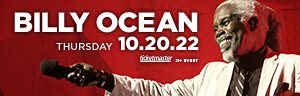 Tulalip Resort Casino Orca Ballroom Fall Event Billy Ocean October 20, 2022.