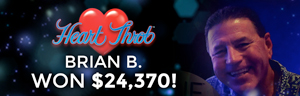 Brian B. won $24,370 playing Lightning Link - Heart Throb