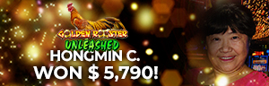 Hongmin C. won $5,790 playing Golden Rooster - Unleashed