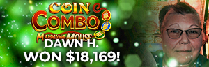 Dawn H. won $18,169 playing Coin Combo - Marvelous Mouse at Tulalip Resort Casino.