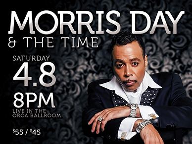 Tulalip Resort Casino Orca Ballroom Event Morris Day and The Time - April 8, 2023. 