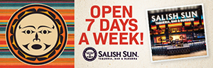 Tulalip Resort Casino - Salish Sun Taqueria Bar and Burgers open 7 days a week. 