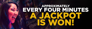 There’s a JACKPOT WINNER approximately every TWO MINUTES at Tulalip Resort Casino!